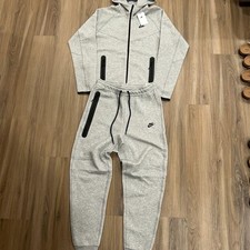 Nike Tech Fleece Sportswear Gray Zip-Up and Pants Set  Size S