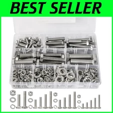 A2-70 Stainless Steel Bolts Nuts Assortment 232PCS