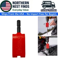 Effortless Anchor Installation Tool - Steel Adapter for Ice Fishing Adventures