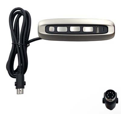 Okin FS.04.07.03 Power Recliner  7 Button 7 Pin Switch Control with USB A C Port
