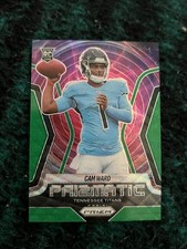 2025 Panini Prizm - Prizmatic Cam Ward #4 Green Wave Prizm Tennessee Titans