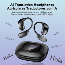 ERAZER XF23 Wireless Earbud Bluetooth Headset AI Translator Headphone LED Screen