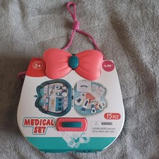 Digo Toys Kitty Shaped Carring String Ages 3 Playset 15 Pieces Medical Set Toy