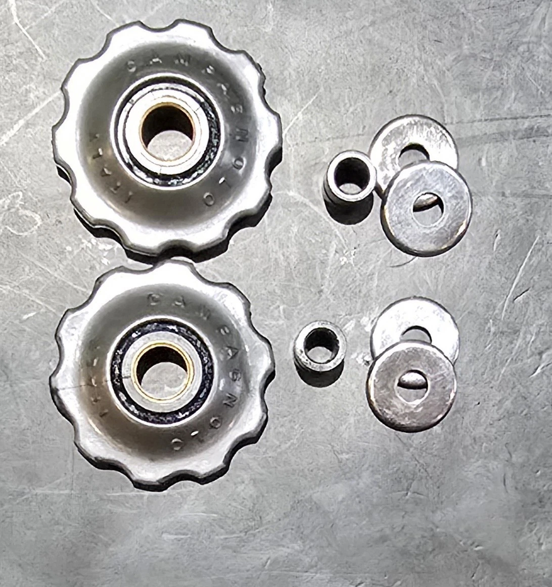 カンパニョーロ C-Record jockey wheels新品グリスアップ済み Campagnolo Pulleys for sale | eBay