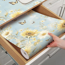 Shelf Liner for Kitchen Cabinets Non Adhesive Drawer Liner,Cabinet Liner for She