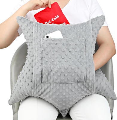 Star Shape Hysterectomy Pillow for Abdominal Surgery with 2 Pockets, Hysterectom