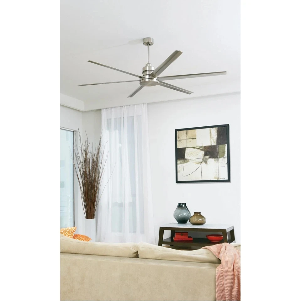 Craftmade MND72BNK6 Mondo Indoor Ceiling Fan Brushed Polished Nickel - Image 4 of 4