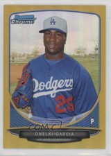 2013 Bowman Chrome Prospects Gold Refractor 44/50 Onelki Garcia #BCP118 sh7