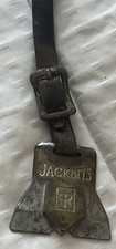 Jackbits Watch Fob. Vintage Pocket Watch Fob. With Leather Strap