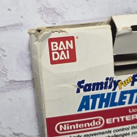 Athletic World Family Fun Fitness NES Rare Variant Rough Box Tested 