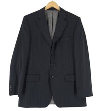 HUGO BOSS Flynn/Vegas Blazer Jacket Wool Striped Black Size EU 52