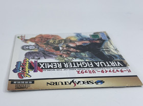 Virtua Fighter Remix (JP Sega Saturn, 1995) Game, Manual, Insert - Tested