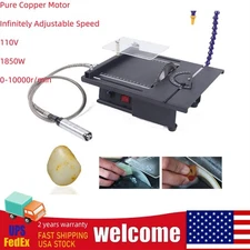 PortableTable Saw,Gem Jewelry Rock Polishing Tool,Jade Cutting Carving Machine