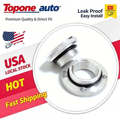 #ad #ad Bolt On Weld On Oil Fill Cap Valve Cover Bung Universal W O Ring Aluminum CNC $19.25