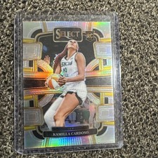 2024 Panini Select WNBA - Concourse Kamilla Cardoso #33 Silver Prizm (RC)