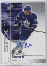 2022-23 SPx 2002-03 Retro Rookies Lunar Waves Nicholas Abruzzese Nick Auto u2v