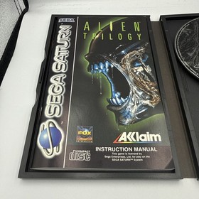 Alien Trilogy (Sega Saturn 1996) Video Game Complete With Manual.