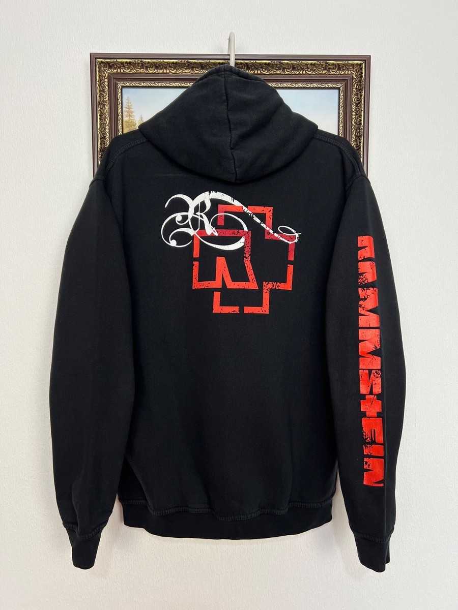 Vintage 2000's Rammstein Rosenrot Rare Metal Band Hoodie Jacket