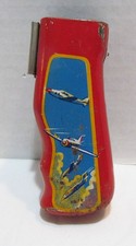 NOMURA JAPAN ORIGINAL TIN HANDLE GRIP for SHOOTING FIGHTER PHOENIX AIRPLANE TOY