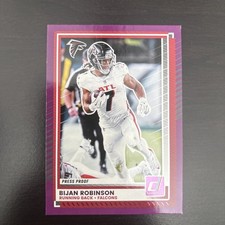Bijan Robinson 2025 Panini Donruss Football - Red Press Proof Card# 160