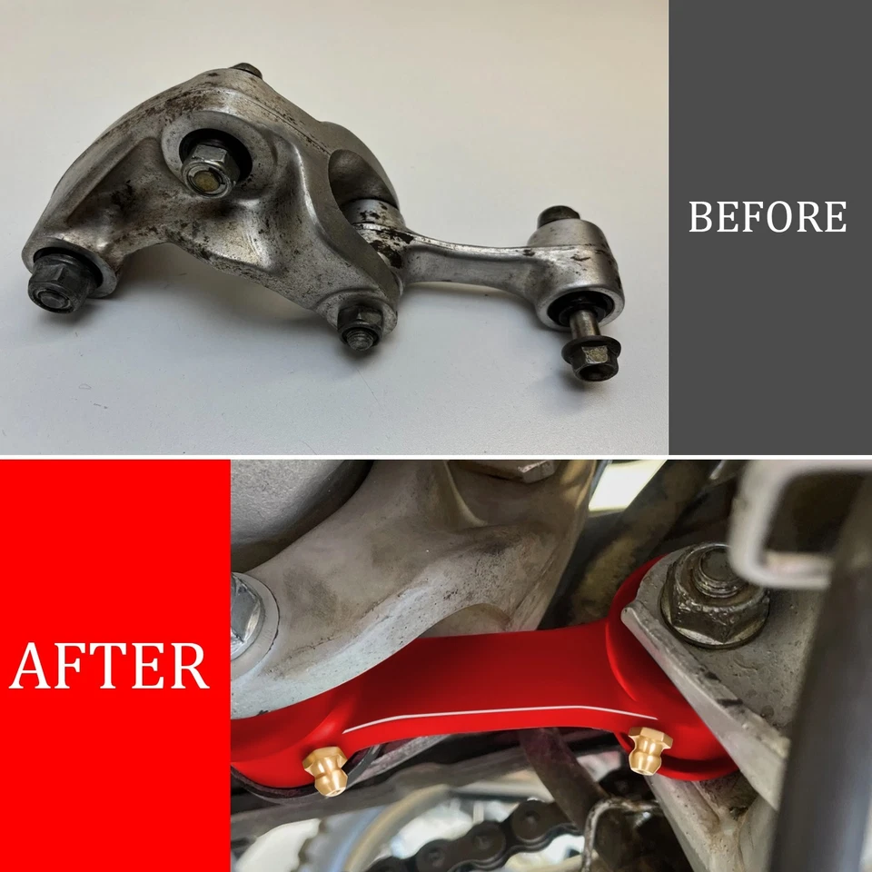 Suspensión trasera CNC eslabón de descenso para HONDA XR250R -38mm XR400R -25mm 1996-2004 Foto 2 de 4