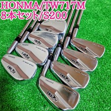 HONMA TOUR WORLD TW717M Iron Set 8pcs 3-10 DG S200 Stiff Flex Used Japan