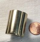 ANTIQUE CHINESE PAKTONG / WHITE BRASS COPPER OPIUM ROLLER TOOL — photo 9