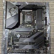 MSI Z490 Unify LGA1200 Motherboard High-End with Antenna and ATA Cable Used