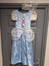 Size 7-8 Disney Cinderella Dress Up Outfit Dress