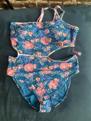 Adore Me Floral One Piece Swimsuit Bathing Suit Plus Size 2X