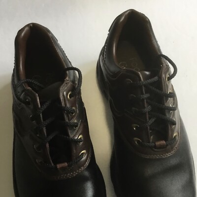 Footjoy Greenjoys Mens Golf Shoe Brown 8 M 45564 Worn Once Sports Athletic s-l400.jpg main image 4