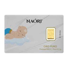 Lingotto D’Oro 999,9 Naóri – 0,5 grammi (Bimbo)