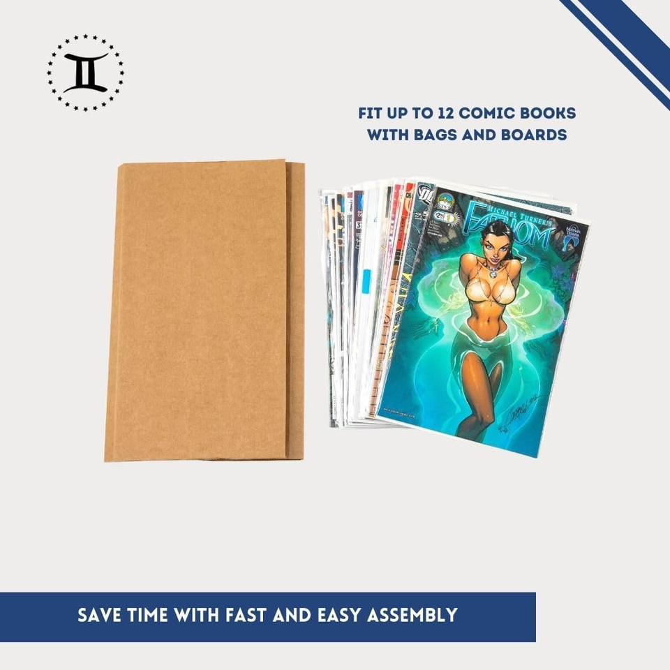 25 Ct. Gemini Comic Book Flash Mailers Strong, Reliable Shipping Solution eBay