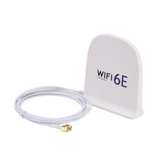 WiFi 6E Tri-Band 2.4GHz 5GHz 6GHz MIMO Antenna Magnetic 2m Cable for WiFi Router