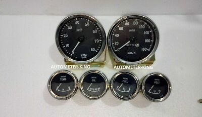 Nachbau von Smiths Messgeräten, 100 mm mechanischer Tacho, 52 mm...