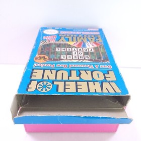 Wheel Of Fortune: Family Edition (Nintendo NES, 1990) Complete w/ Box & Manual
