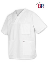 BP Med & Care® Schlupfkasack für Sie & Ihn Kasack Weiß Pflege Medizin 1653-485