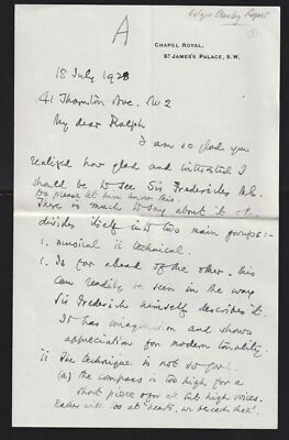 1928 CHAPEL ROYAL, & BUCKINGHAM PALACE, Edgar S. Roper & Sir Ralph ...
