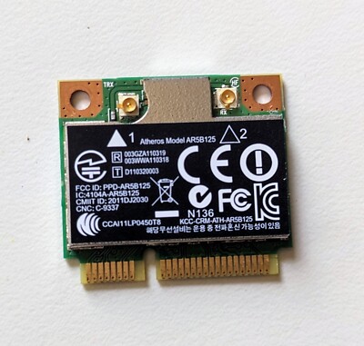 Atheros AR5B125 Wireless Mini PCI-E Card Module 675794-001