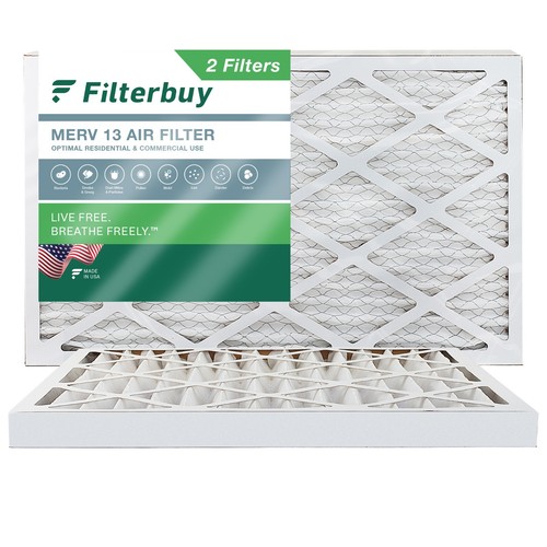 Filterbuy 18x30x2 Pleated Air Filters, Replacement for HVAC AC Furnace (MERV 13) - Picture 10 of 15