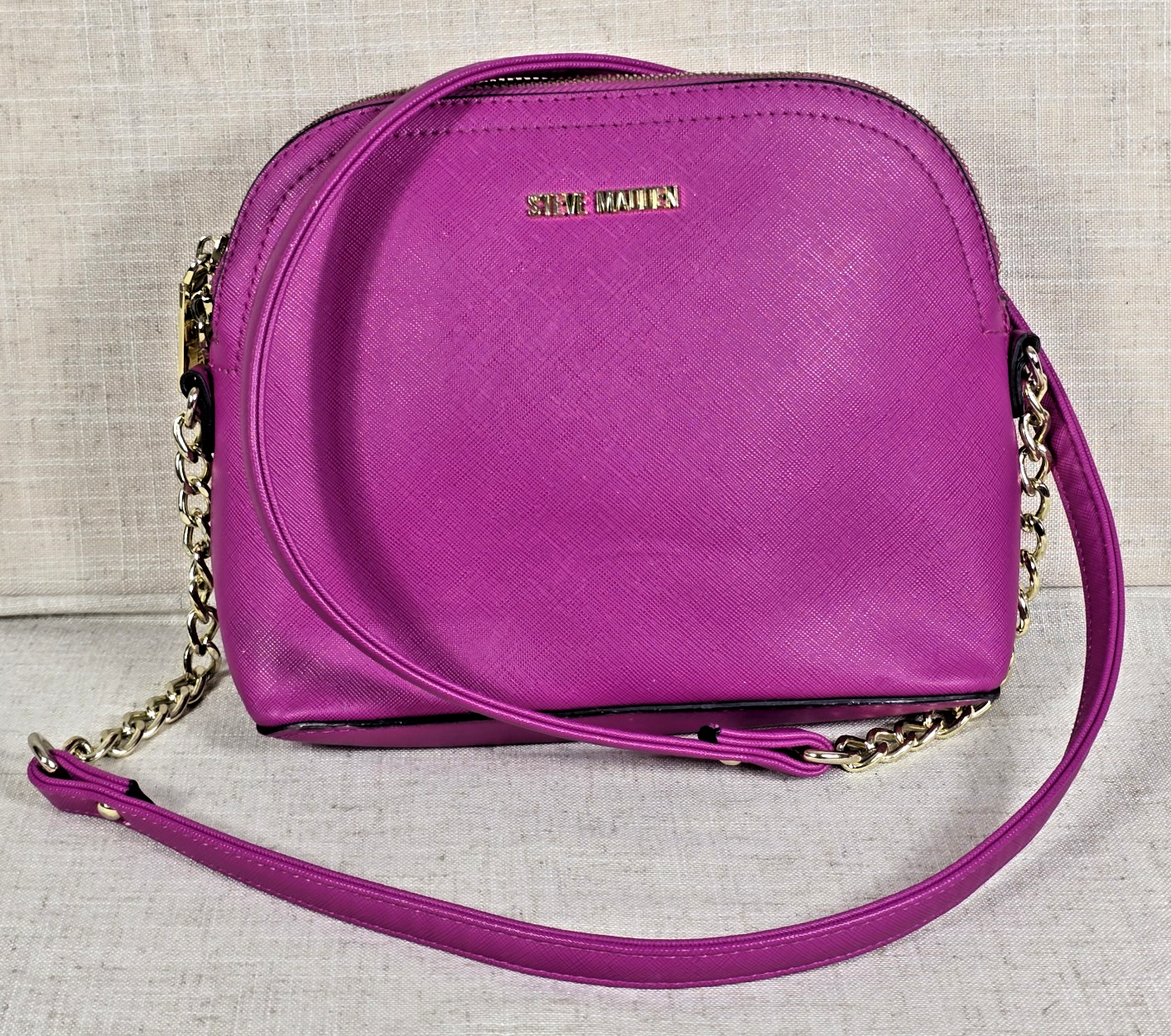 Steve Madden Hot Pink Dome Crossbody Purse Shoulder Bag
