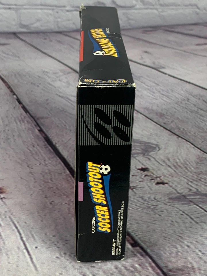 Capcom's Soccer Shootout (Super Nintendo, 1994) Complete in Box CIB - Image 4 of 4