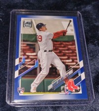 2021 Topps Series 1 Blue Parallel Bobby Dalbec Rookie Boston Red Sox Base Card