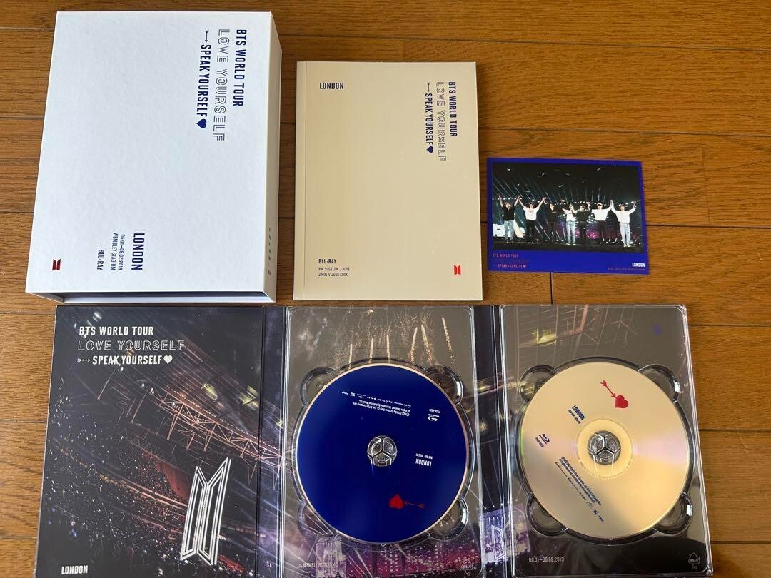ミュージック BTS LOVE YOURSELF LONDON Blu-ray BTS Opened Love Yourself Speak Yourself in London Blu-ray