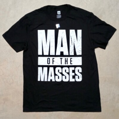 Becky Lynch Authentic WWE Wrestling  Man of The Masses  Black T-Shirt LARGE