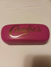 Candie's Eye Glass/Sunglasses Case Hard Clamshell Pink 6" L In EUC