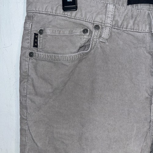 John Varvatos Corduroy Pants Men's Wight Skinny Size 33x30 Black Gray Stretch - Picture 4 of 8