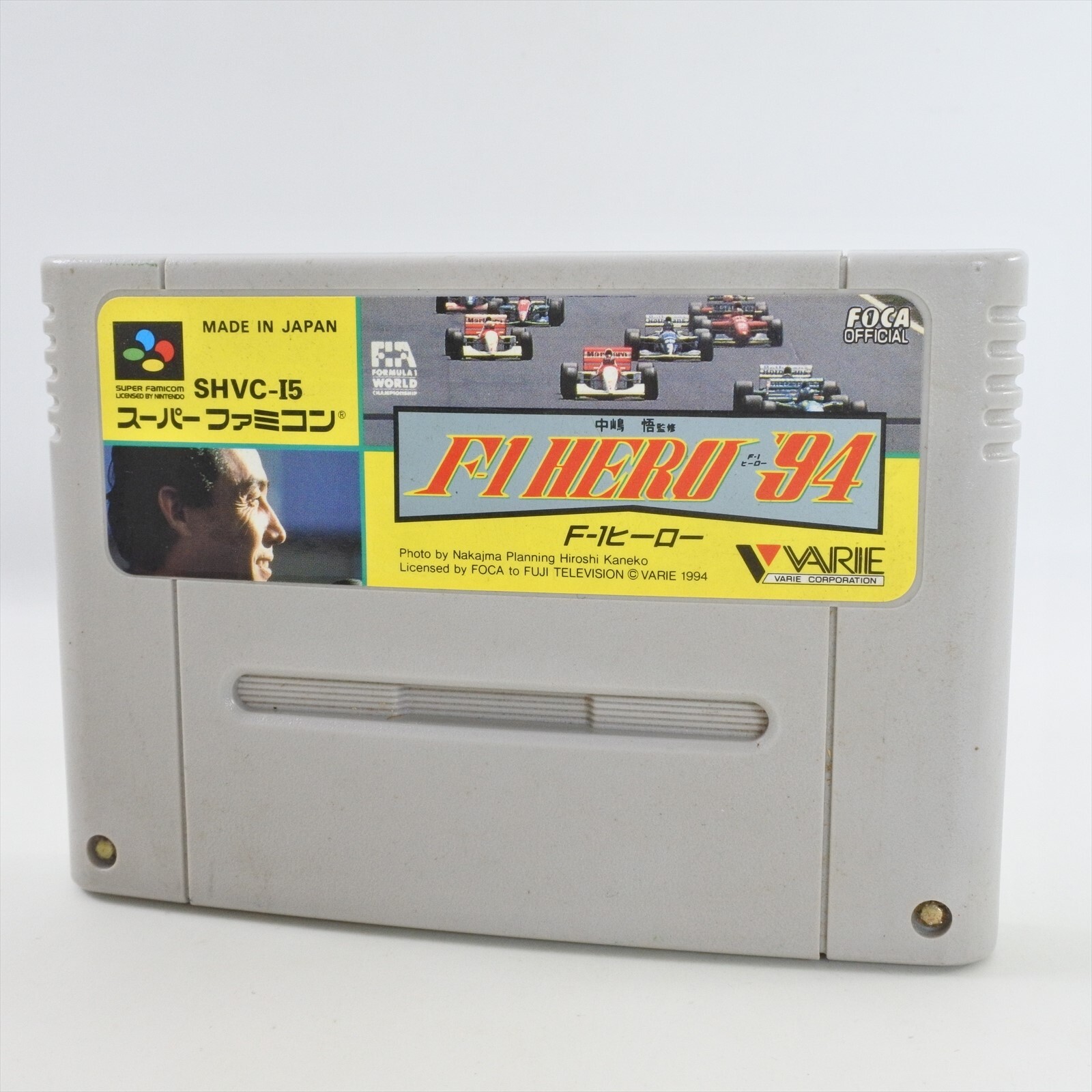 Super Famicom F-1 HERO 94 F1 Nakajima Satoru Cartridge Only Nintendo sfc