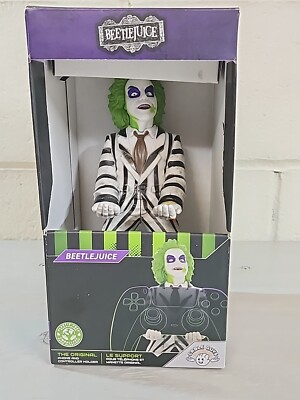 Beetlejuice Figure Sculpture Stripe Suit Phone & Controller Holder By Cable Guys