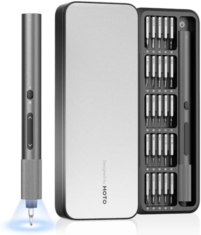 HOTO Cacciavite Elettrico con 25 Punte Magnetiche S2, Mini Set di Cacciaviti di